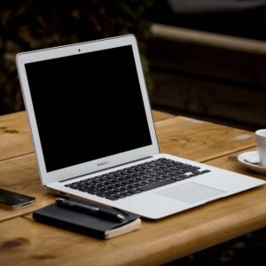 Clean Work Space With Corporate Accessories