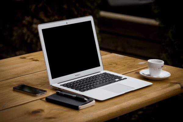 Clean Work Space With Corporate Accessories